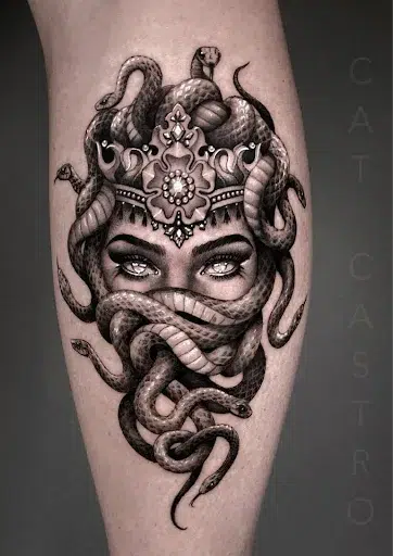 Black and grey realism tattoo by Skin Design Tattoos