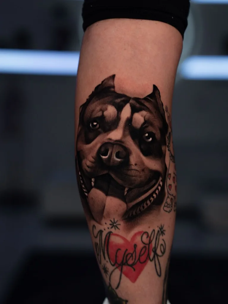 Black and grey realism tattoo by Skin Design Tattoos