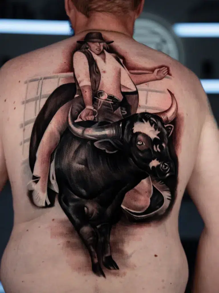 Black and grey realism tattoo by Skin Design Tattoos